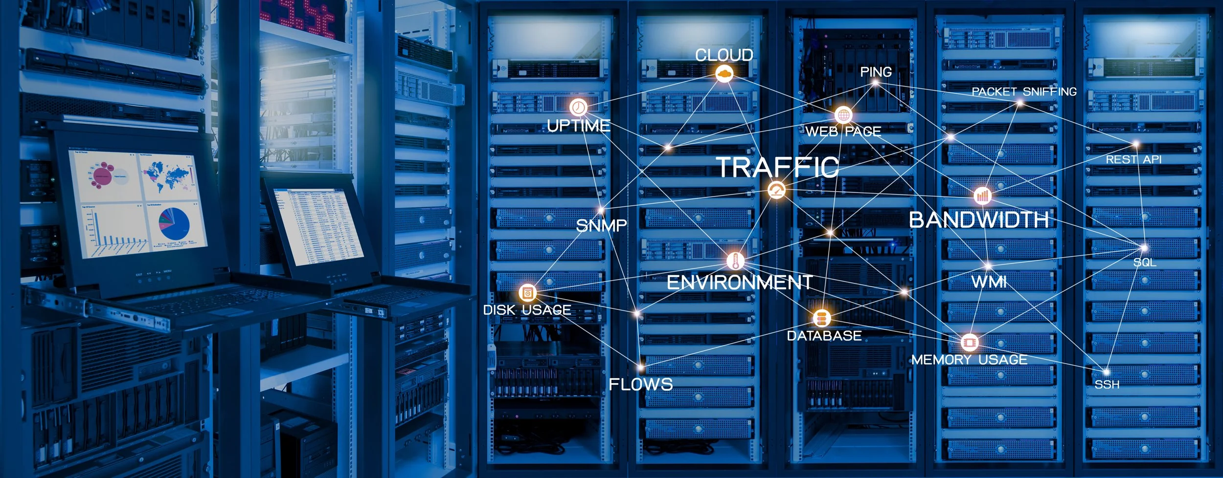 Infrastructure monitoring dashboard